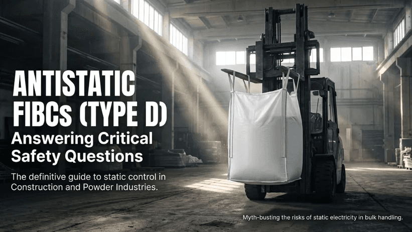 Antistatic FIBCs: When Are Type D Bags Mandatory in the Construction and Powder Industries?